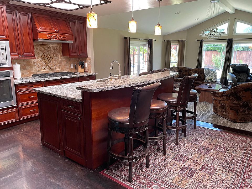 Kitchen open to Family