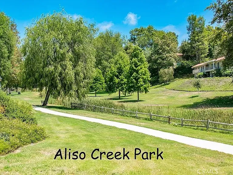 One of several beautiful walking paths in Laguna Woods