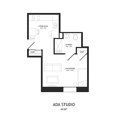 Floor plan Accessible Units