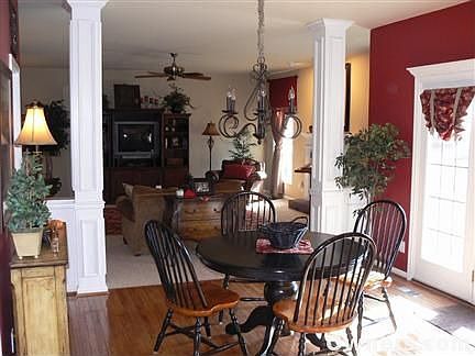 Huge kitchen with dining area