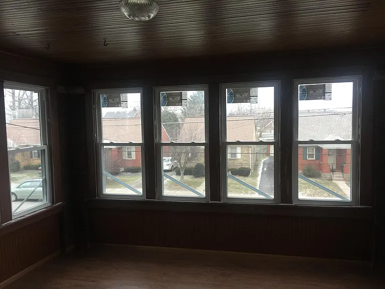 New porch windows, north side