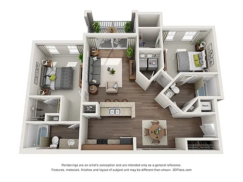 Floor plan Monte Rio