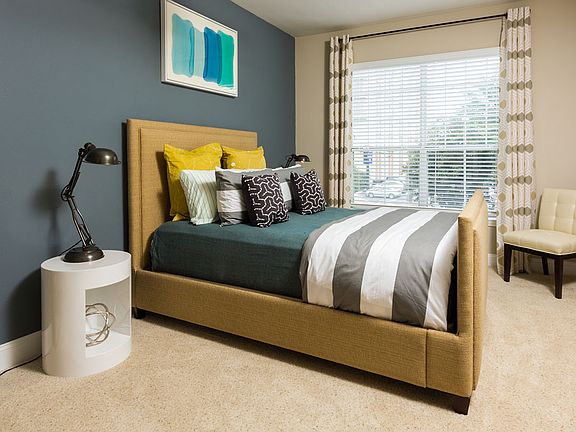 Spacious living rooms