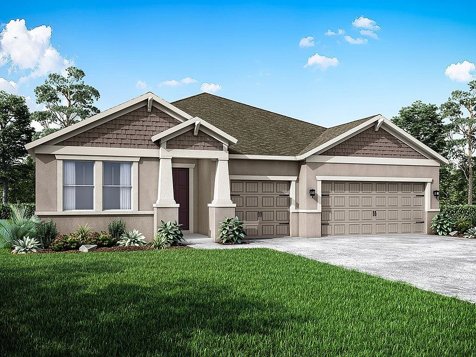 Charlotte new home plan craftsman elevation at River Pointe by William Ryan Homes Tampa