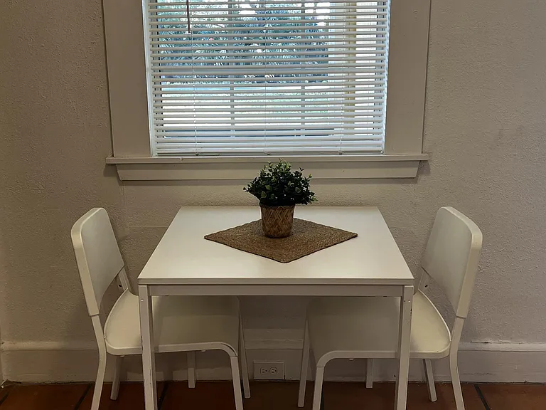 Cafe style seating