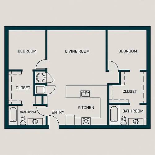 Floor plan The Hamilton
