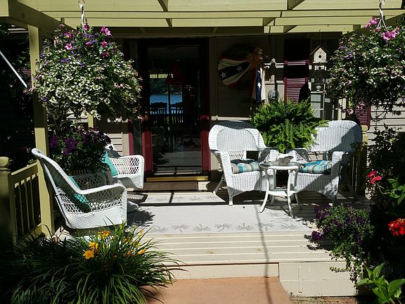 Front porch of house