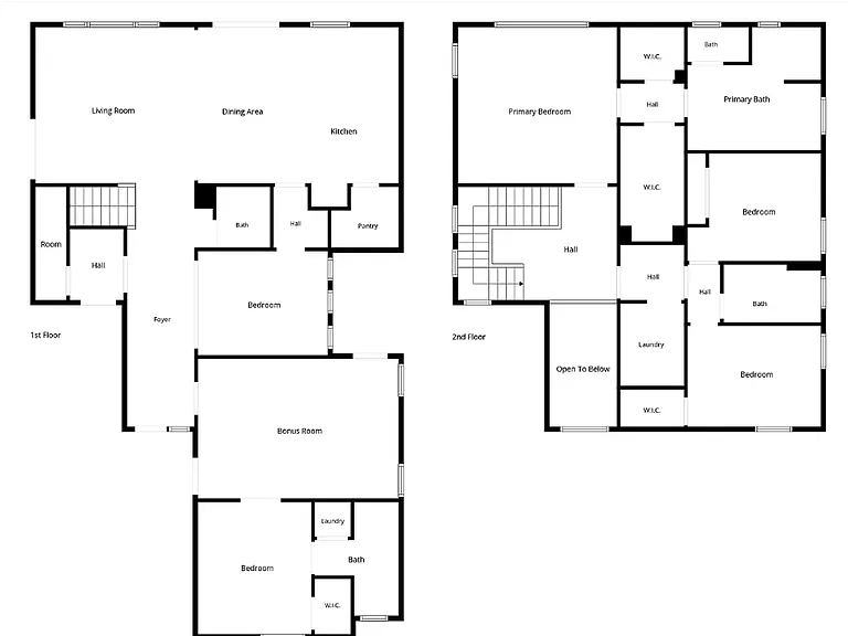Note: Bonus room is really Next Gen Kitchenette. Bedroom is really formal dining room or office.