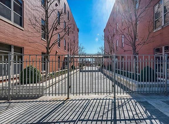 Street entrance to the development - beautifully landscaped with secure entrances to both buildings
