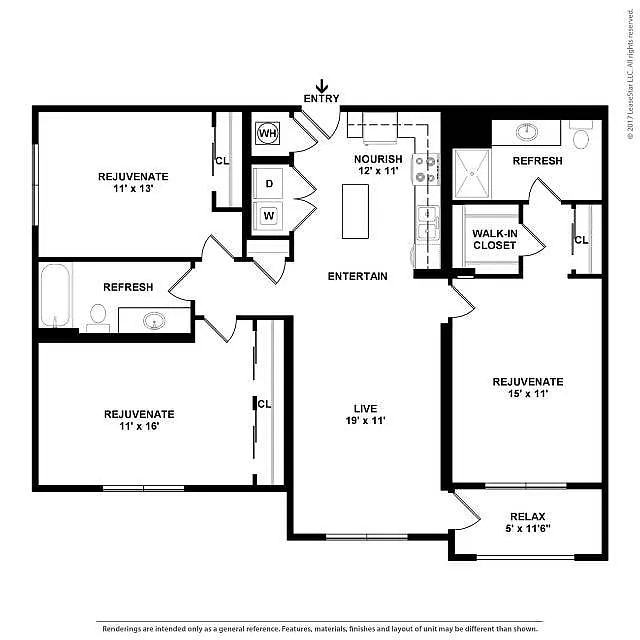 Floor plan C1