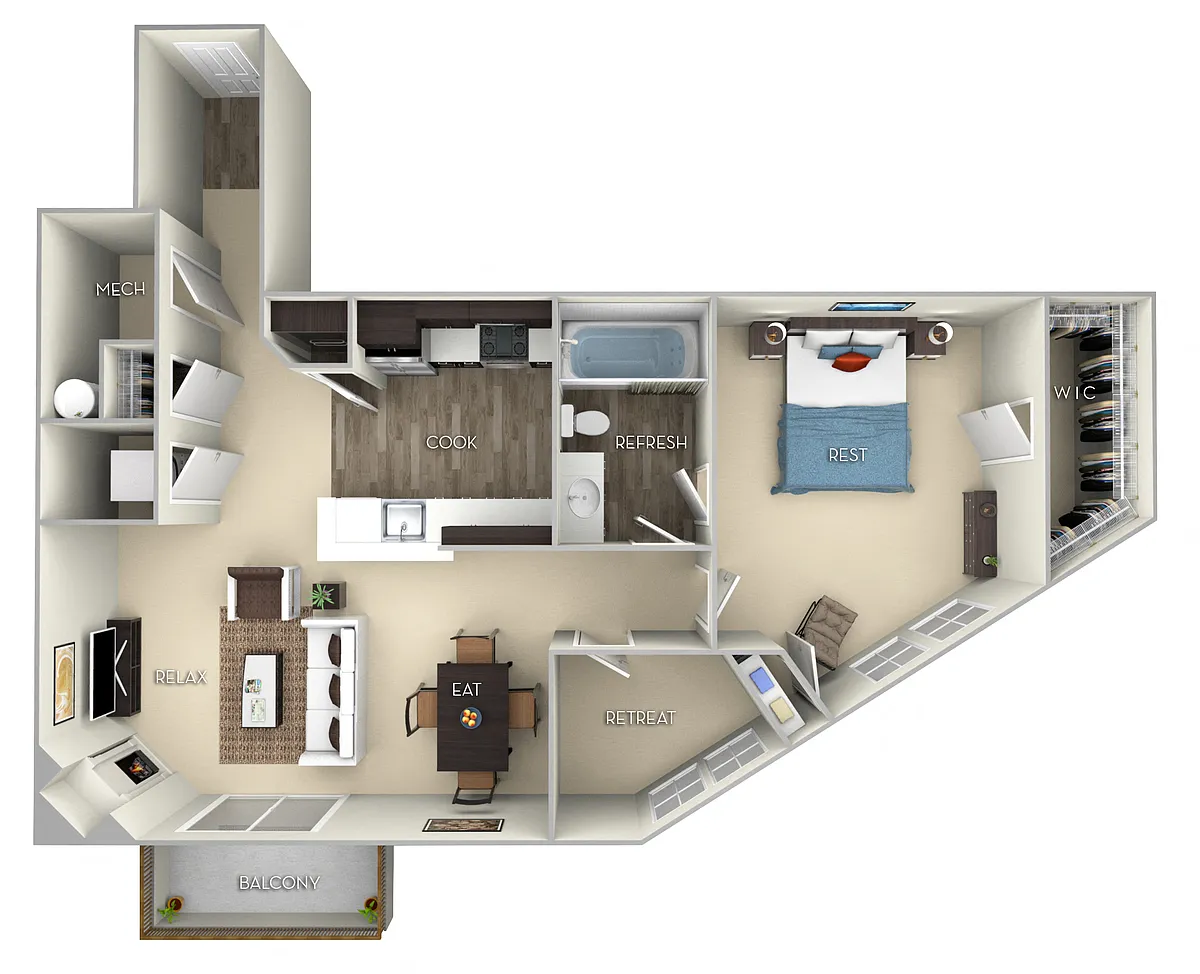 Floor plan Cambridge