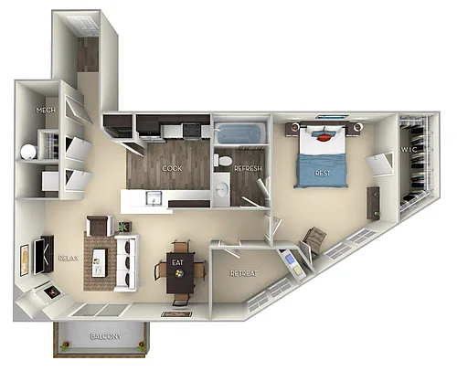 Floor plan Cambridge