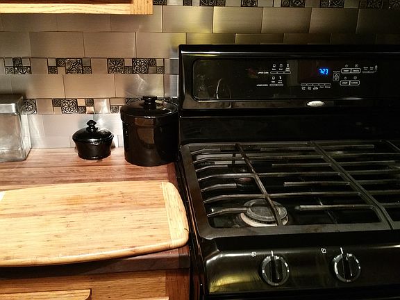 double oven gas stove