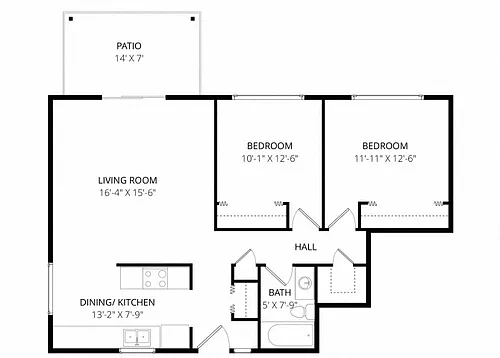 Floor plan 2X1