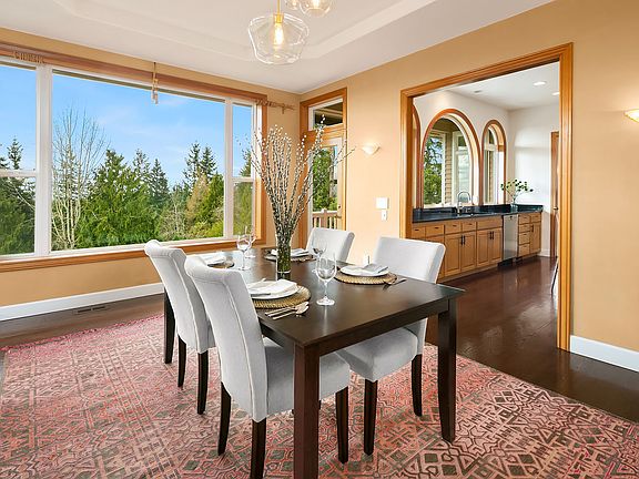 Two decks off dining room