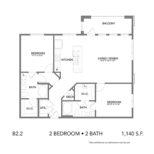 Floor plan B21