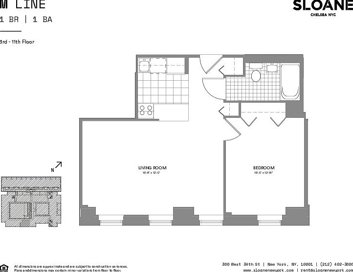 2nd image of 360 W 34th St APT 9M