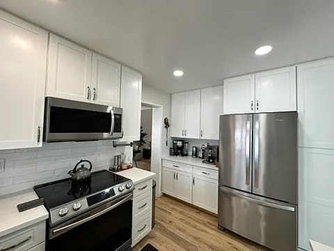 Appliances are fairly new. Dishwasher is less then a year old.