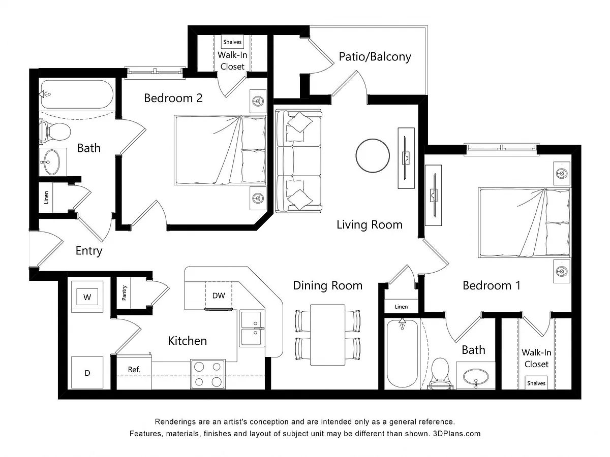 Floor plan The Magnolia Platinum