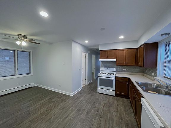 Kitchen and living room