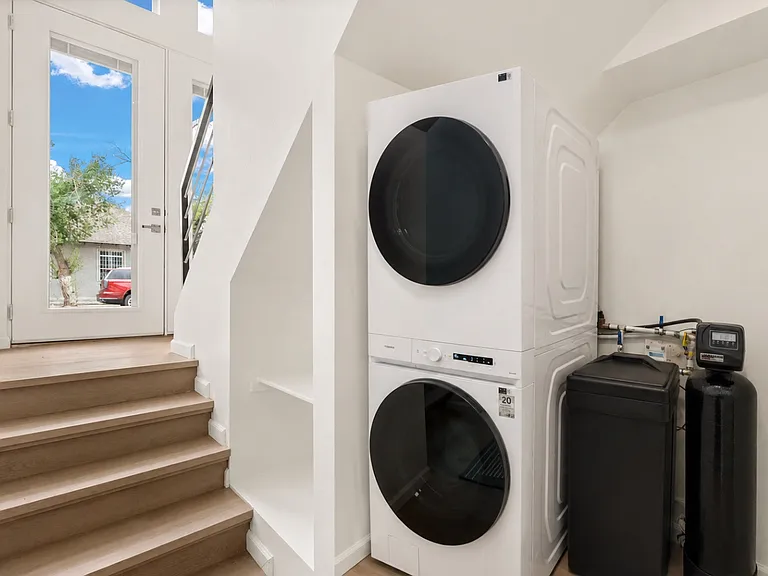 Laundry Center and Water Filtration System.
