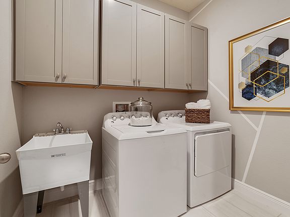 Convenient laundry room