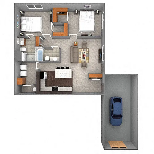 Floor plan Hudson Villa
