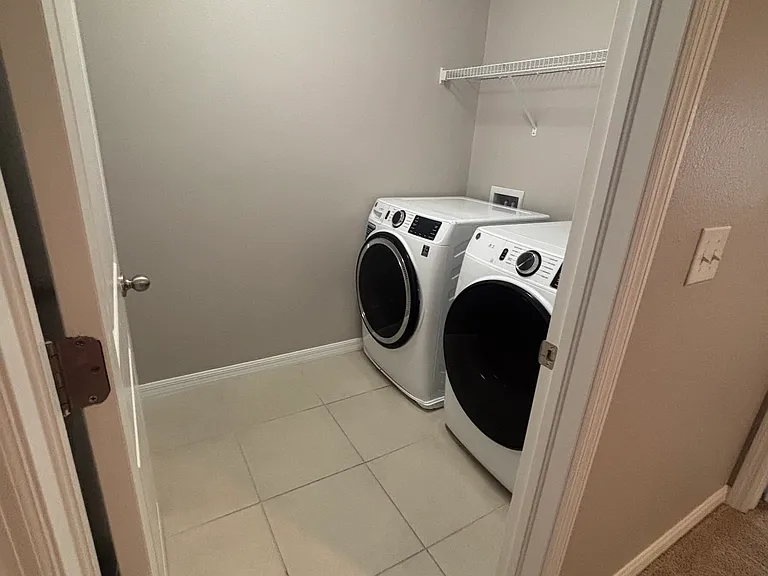 Upstairs laundry