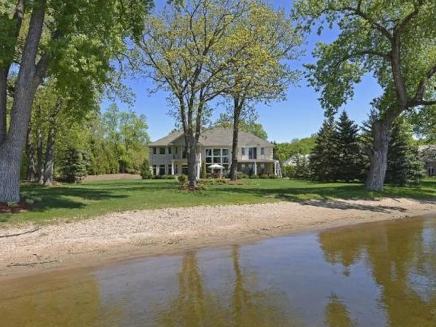 Amazing Minnetonka Lakefront Gated Estate - 170' Flat Shoreline, Sweeping Views, Sandy Beach — Photo 1