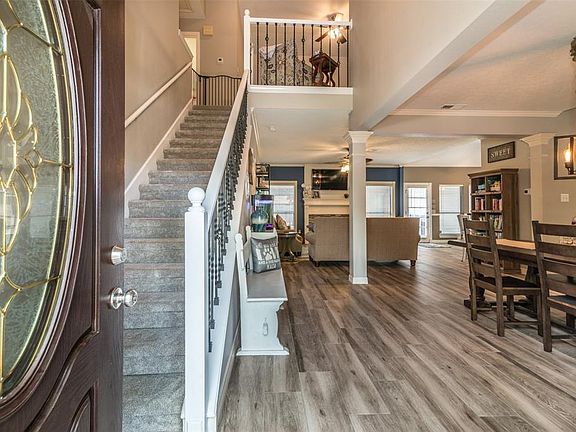 As you enter the house you will see the open, spacious floor plan.