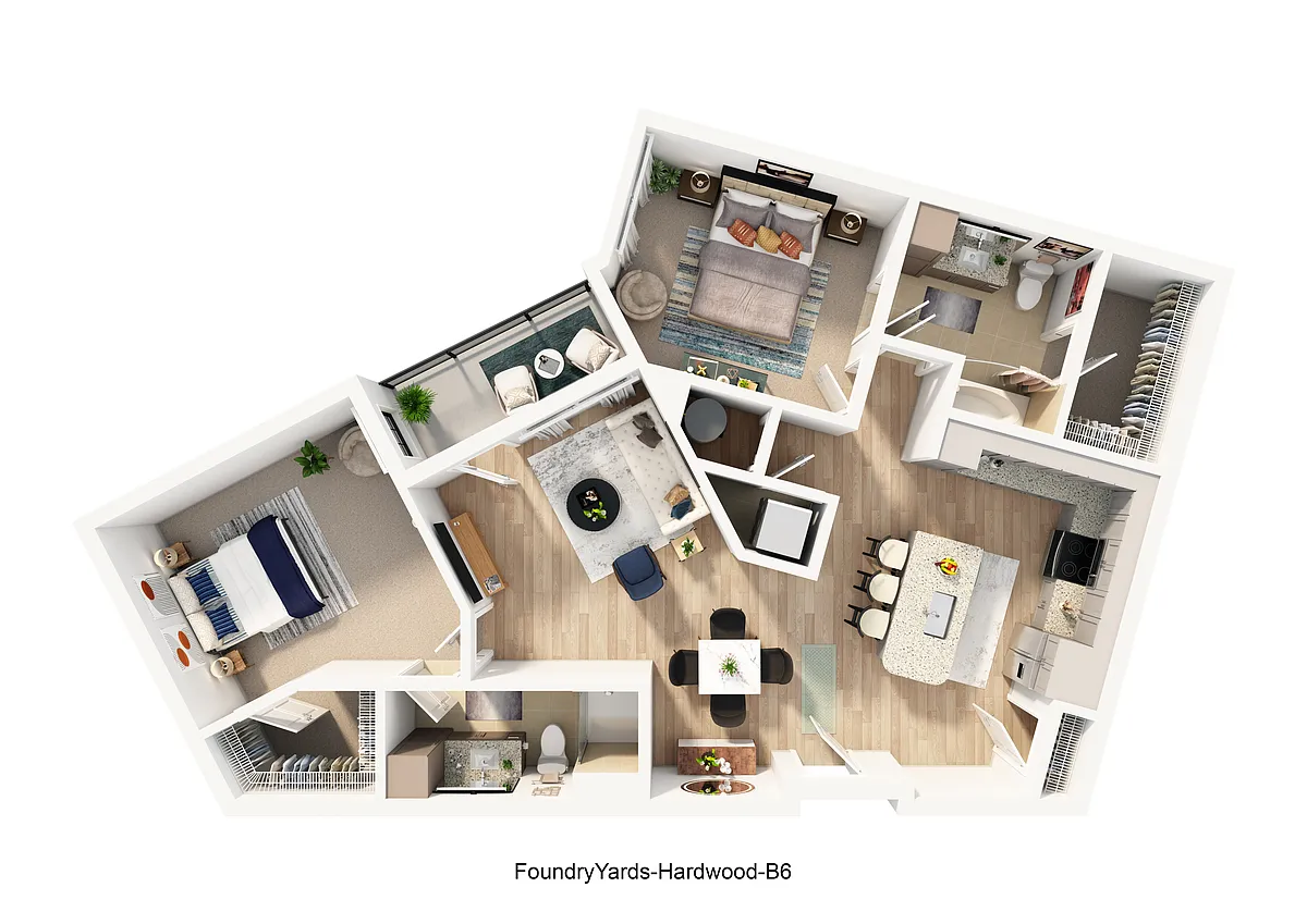Floor plan B6