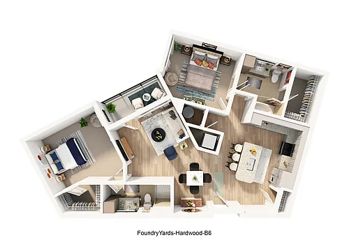 Floor plan B6