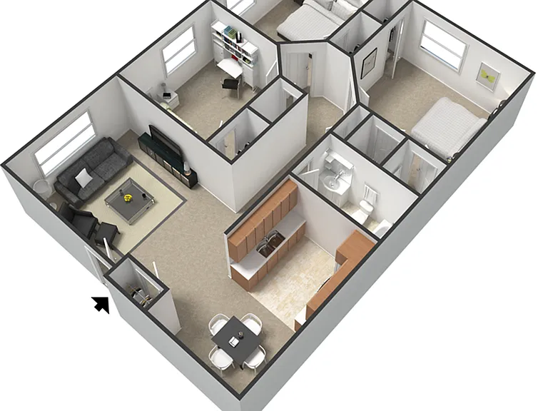Crossroads Village Apartments — Photo 36