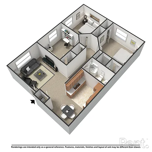 Floor plan 3 Bedroom