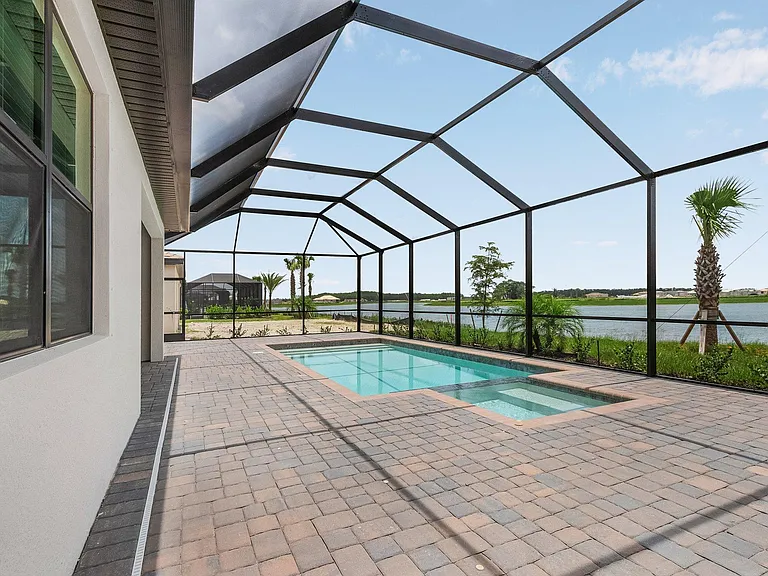 Spa Pool to Lake