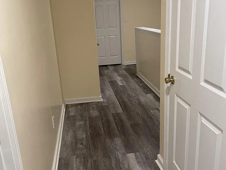 Upstairs hallway and Laundry Room