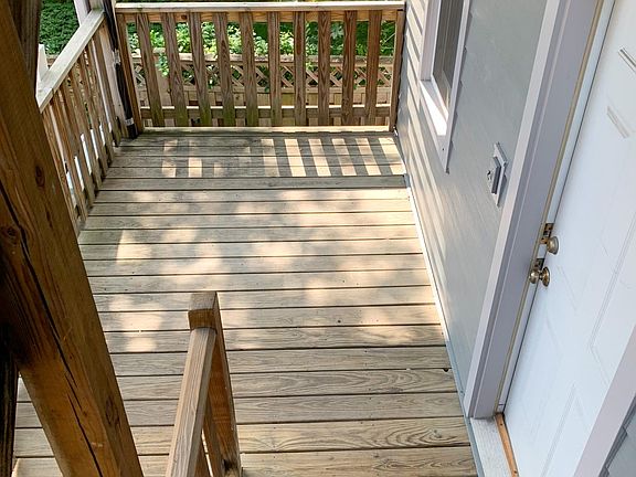 Outside deck