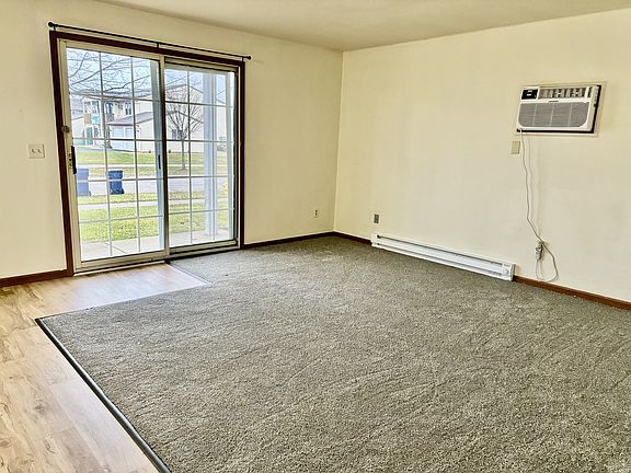 Living room with sliders to patio