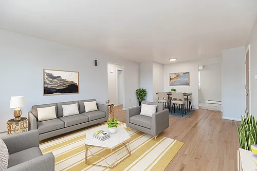 Floor plan Two Bed One Bath
