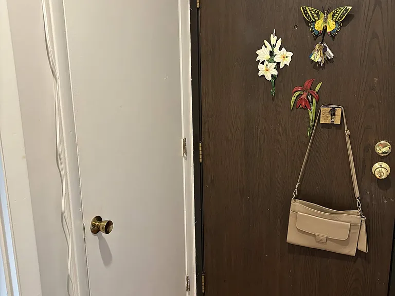 Coat closet inside front door.