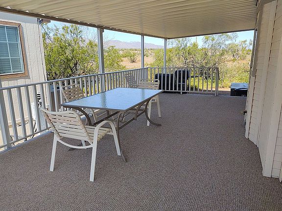 New wood deck and carpet