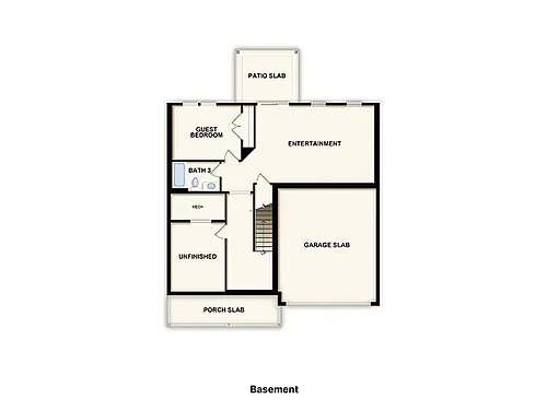 Floor plan Washington Basement