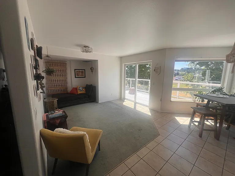 Bonus living room/play area off kitchen