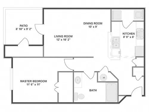 Floor plan A1A