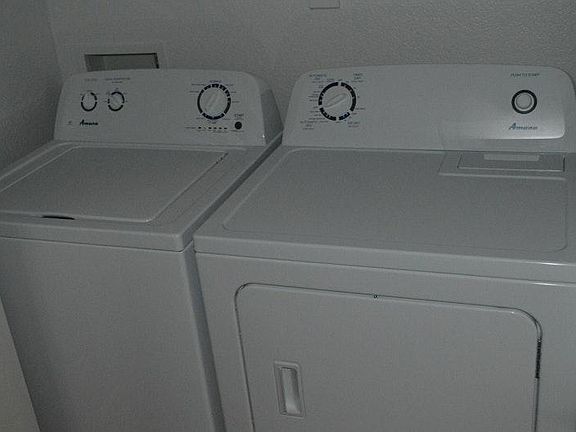 washer and dryer