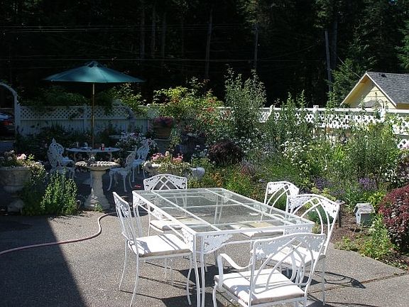 step out into the patio