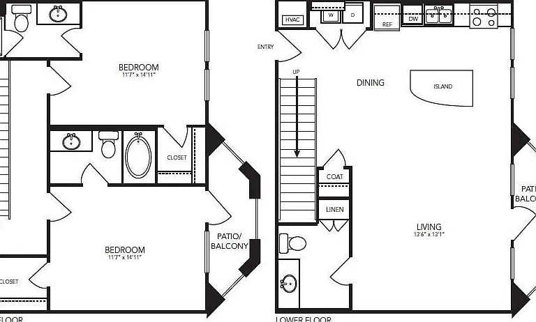 Landmark On Lovers - B9 - 2 Beds - 2 Baths - 1306 Sq. ft.