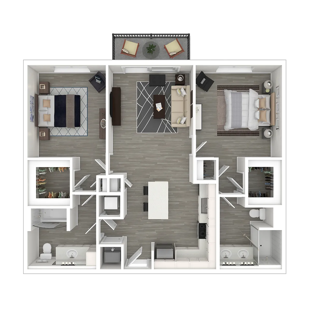 Floor plan Red - WF