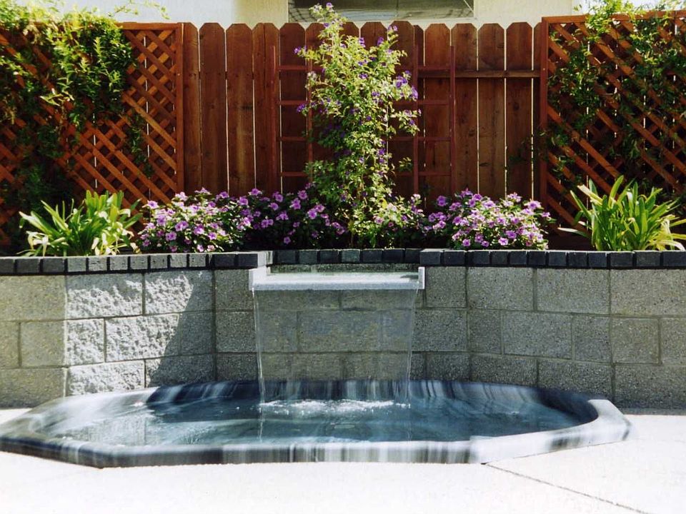 Backyard Inground Spa