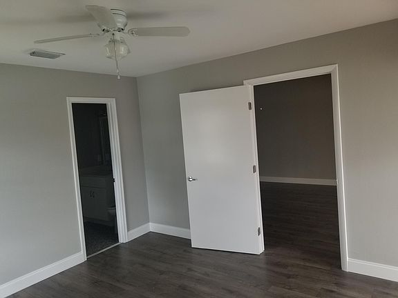 Two large walk in closets in both bedrooms.
